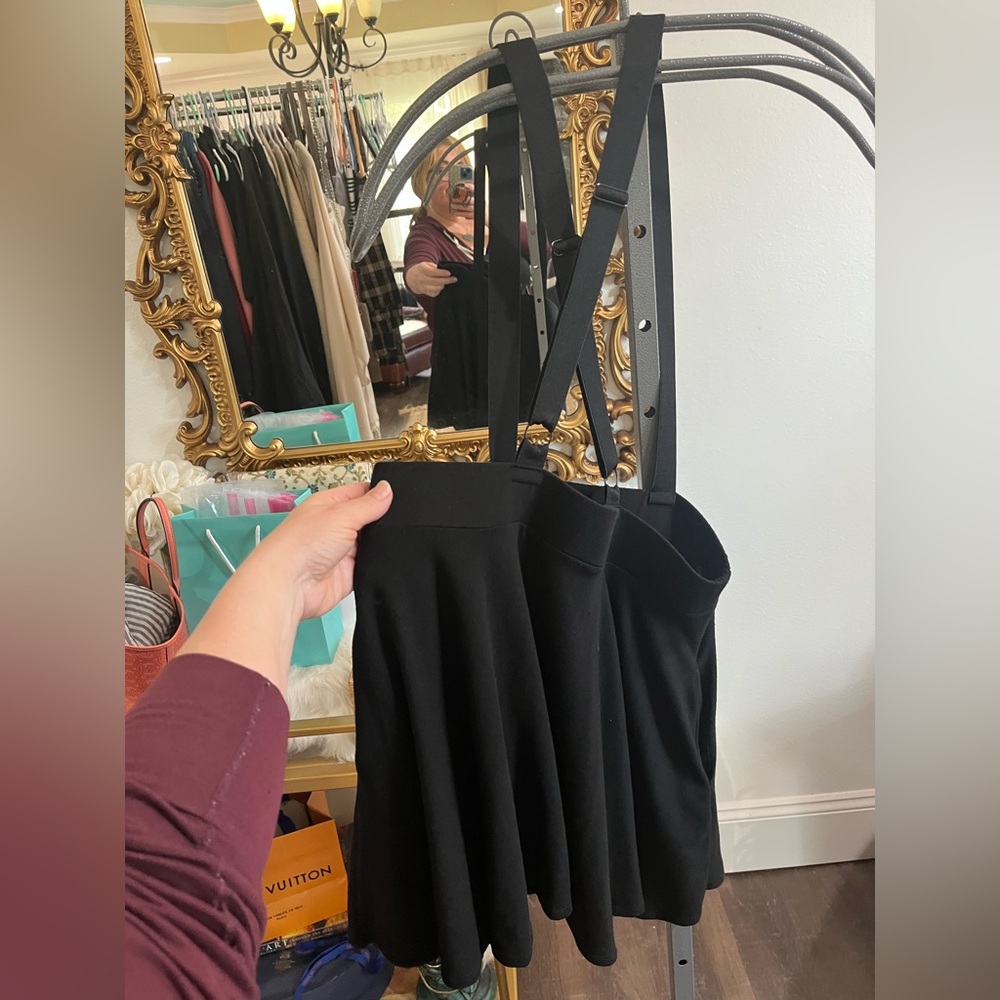 Hot Topic Y2K Black Suspender Skirt Size Large - Picture 10 of 12